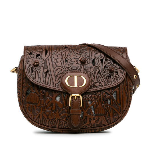 Dior Medium Laser Cut Floral Bobby (SHG-WuA4PN)