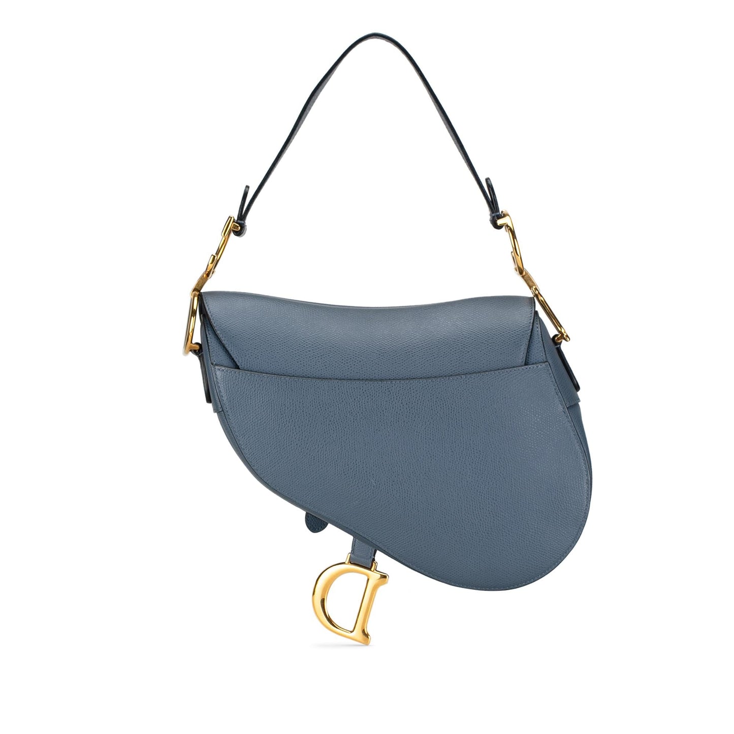 Dior Medium Leather Saddle Bag (SHG-ozX2uX)