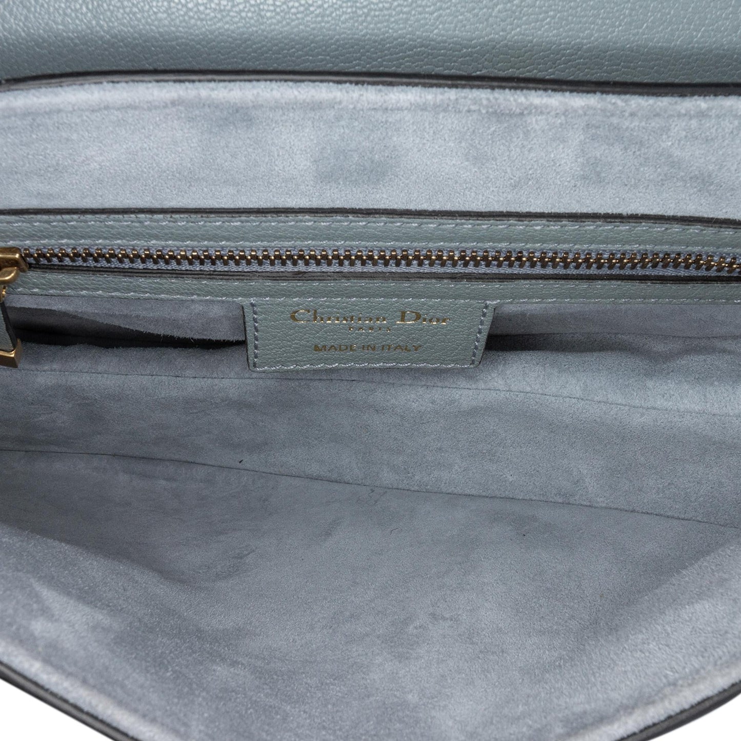 Dior Medium Leather Saddle Bag (SHG-CfHun8)