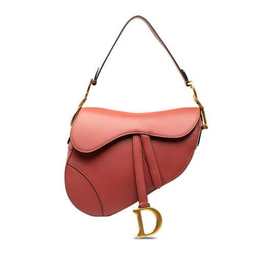 Dior Medium Leather Saddle (SHG-JDDxv3)