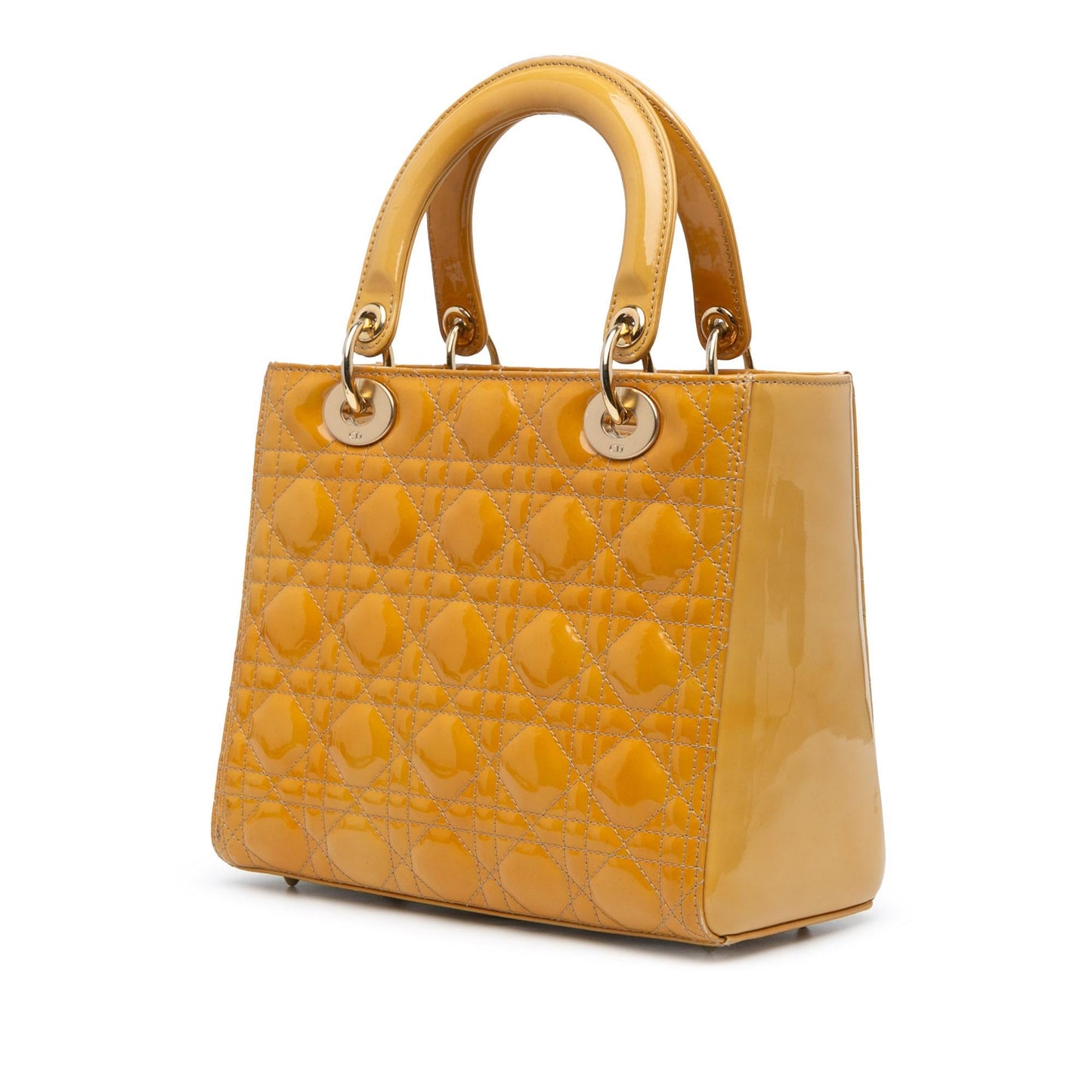 Dior Medium Patent Cannage Lady Dior (SHG-DddUfV)