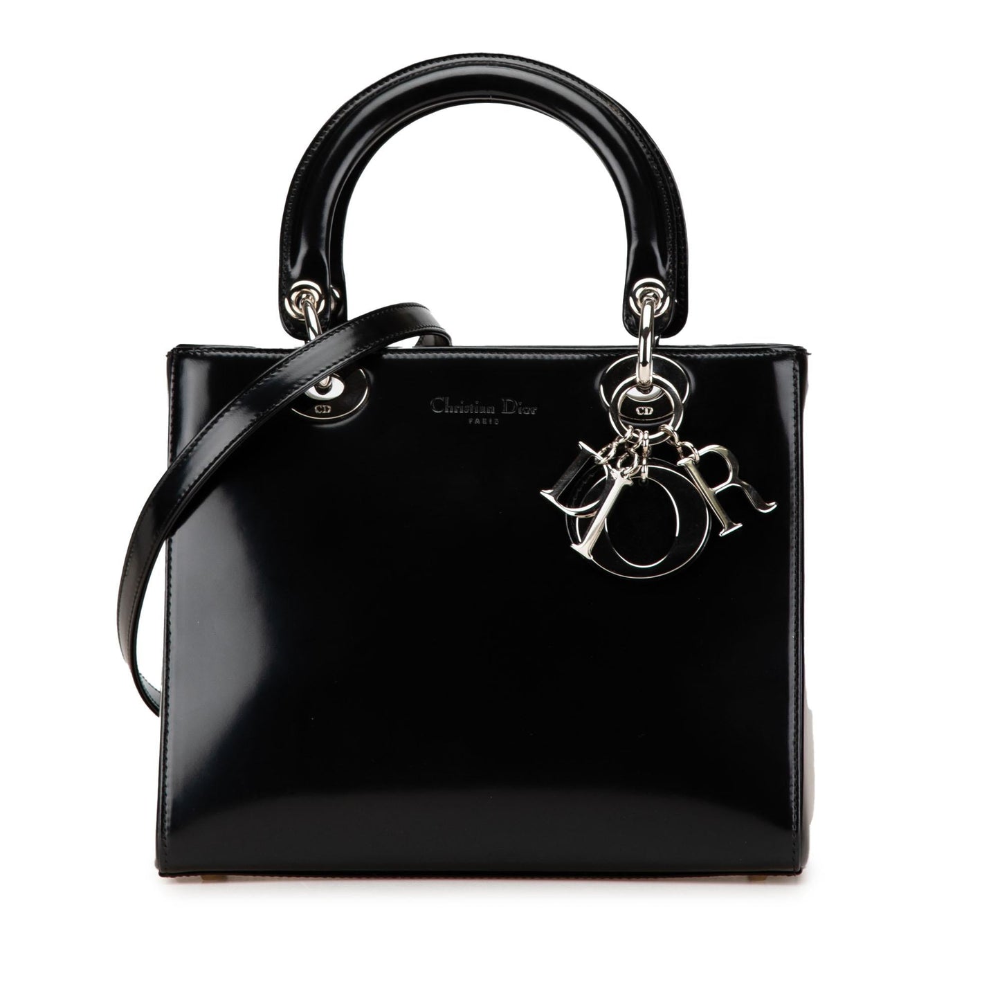 Dior Medium Patent Lady Dior (SHG-UM2qSM)