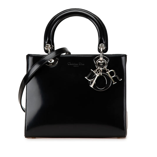 Dior Medium Patent Lady Dior (SHG-UM2qSM)