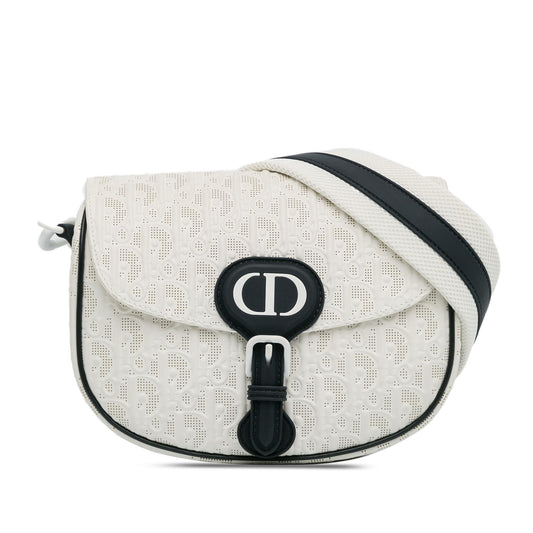 Dior Medium Perforated Calfskin Oblique Bobby Flap (SHG-zL85u9)