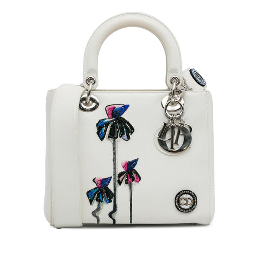 Dior Medium Sequin Embellished Lady Dior (SHG-IrgbdL)