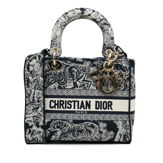 Dior Medium Toile de Jouy Lady D-Lite (SHG-fxD3ux)