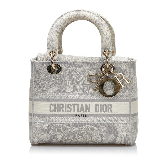 Dior Medium Toile de Jouy Lady D-Lite (SHG-QLSZrh)