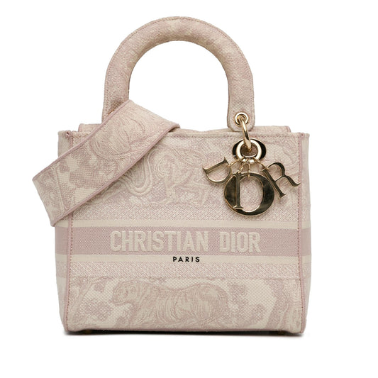 Dior Medium Toile de Jouy Lady D-Lite (SHG-BTm10U)