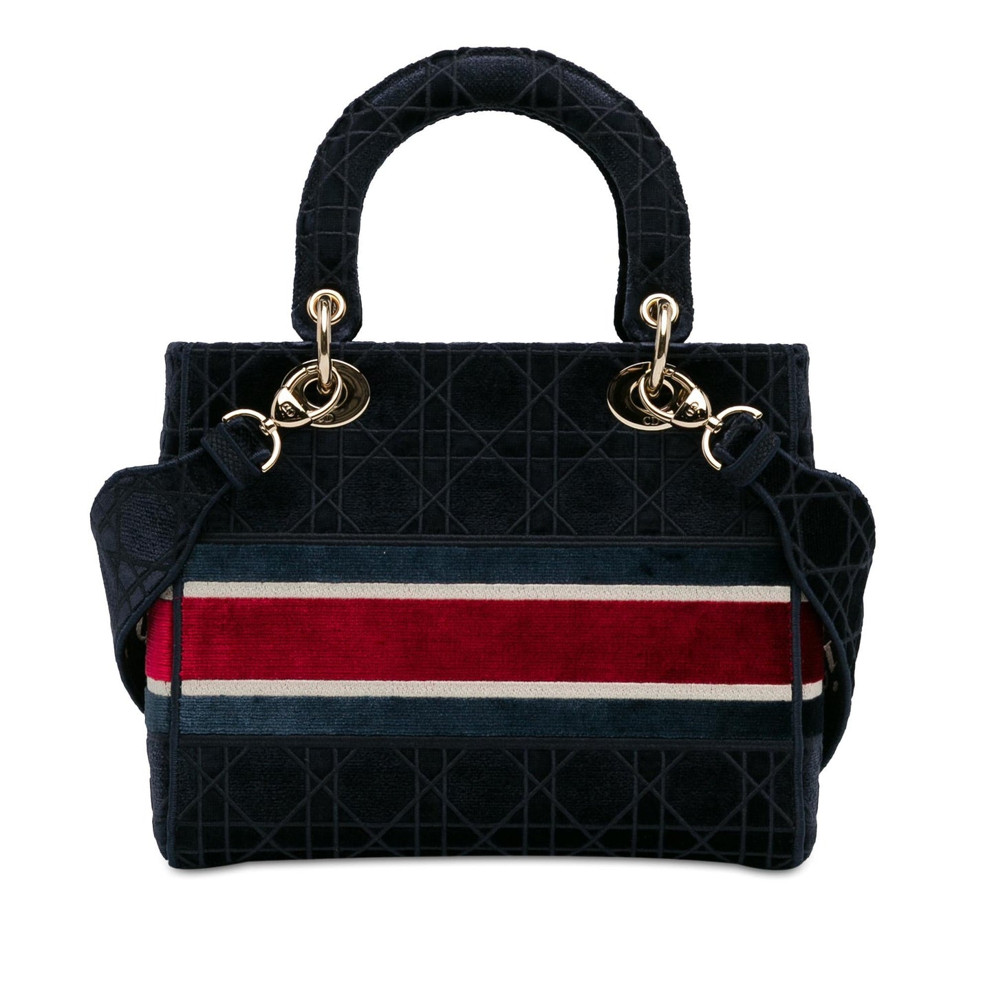 Dior Medium Velvet Cannage Lady D-Lite (SHG-Cz22FV)