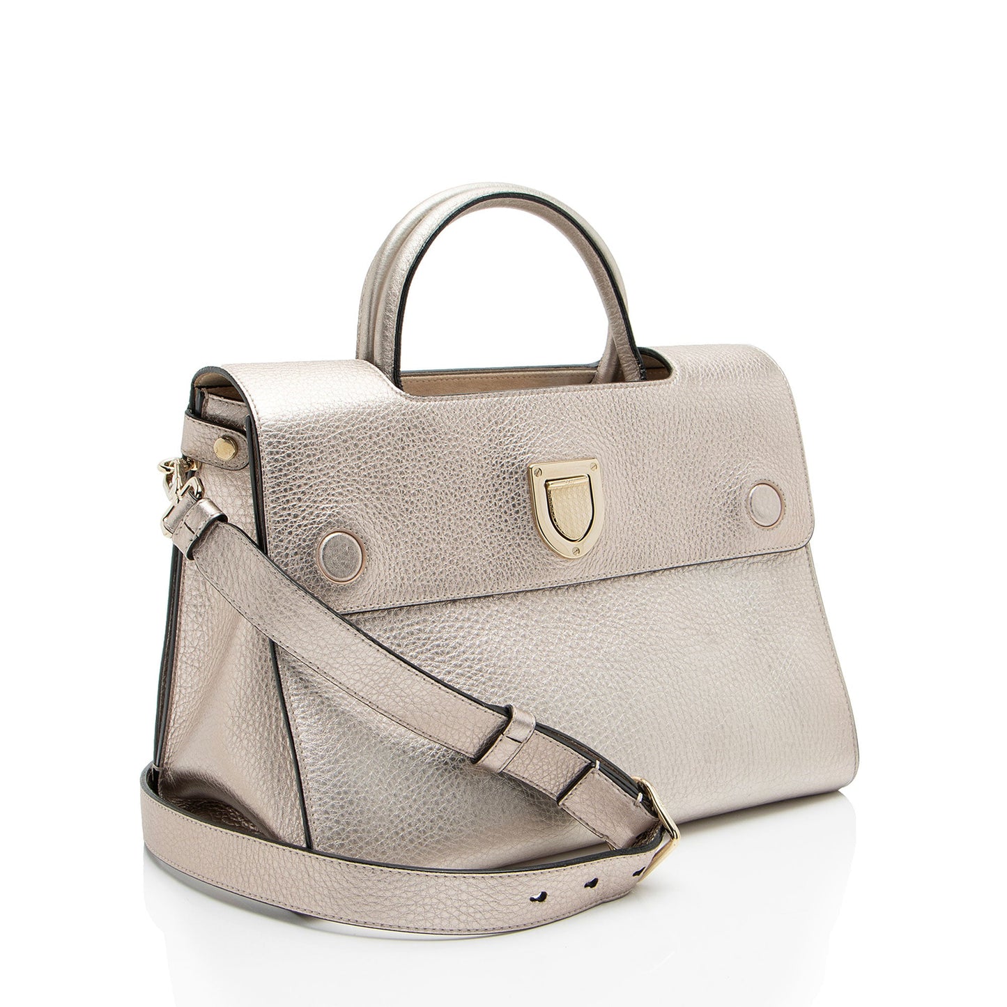Dior Metallic Calfskin Diorever Medium Tote (SHF-gv785H)