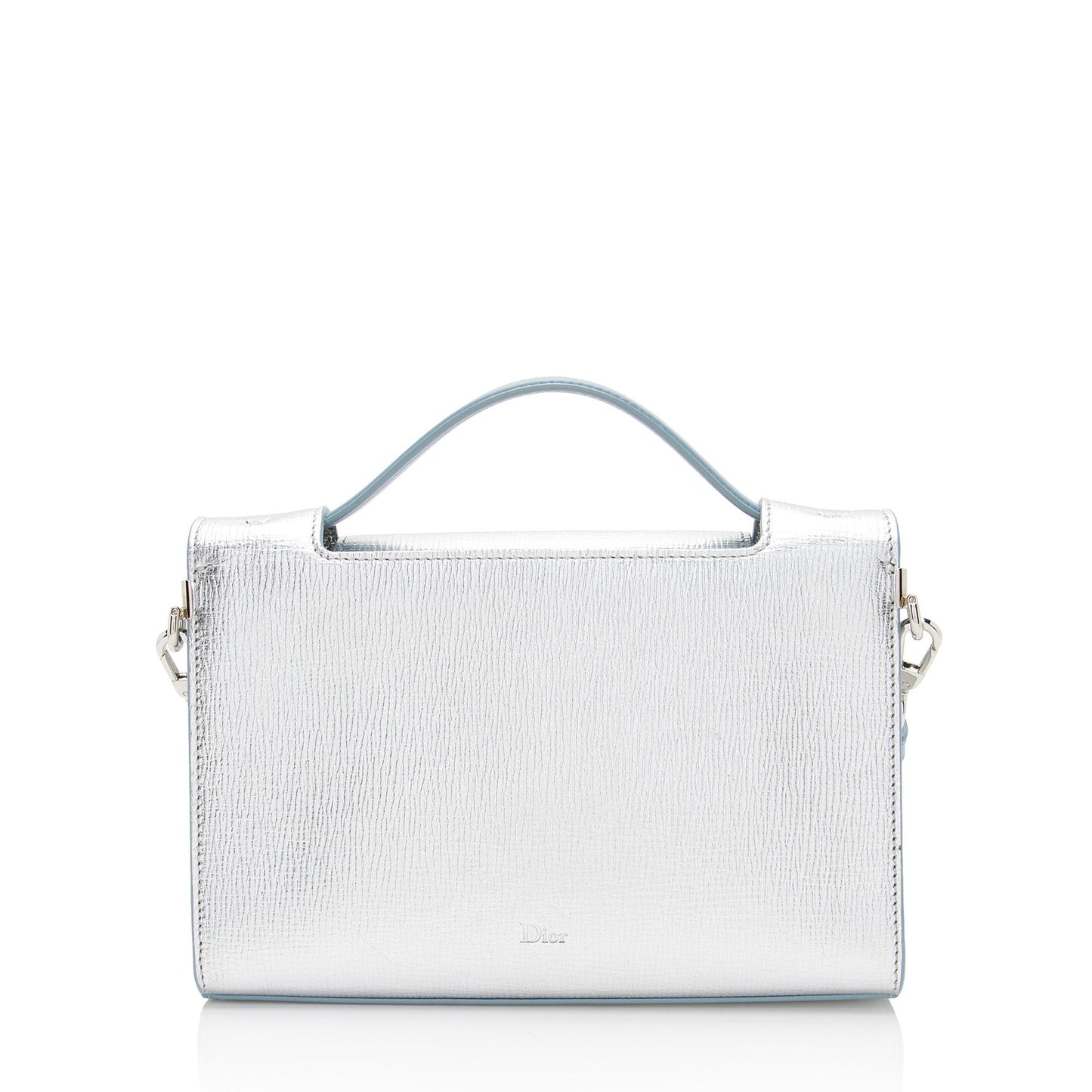 Dior Metallic Calfskin Diorever Top Handle (SHF-CdJxGN)