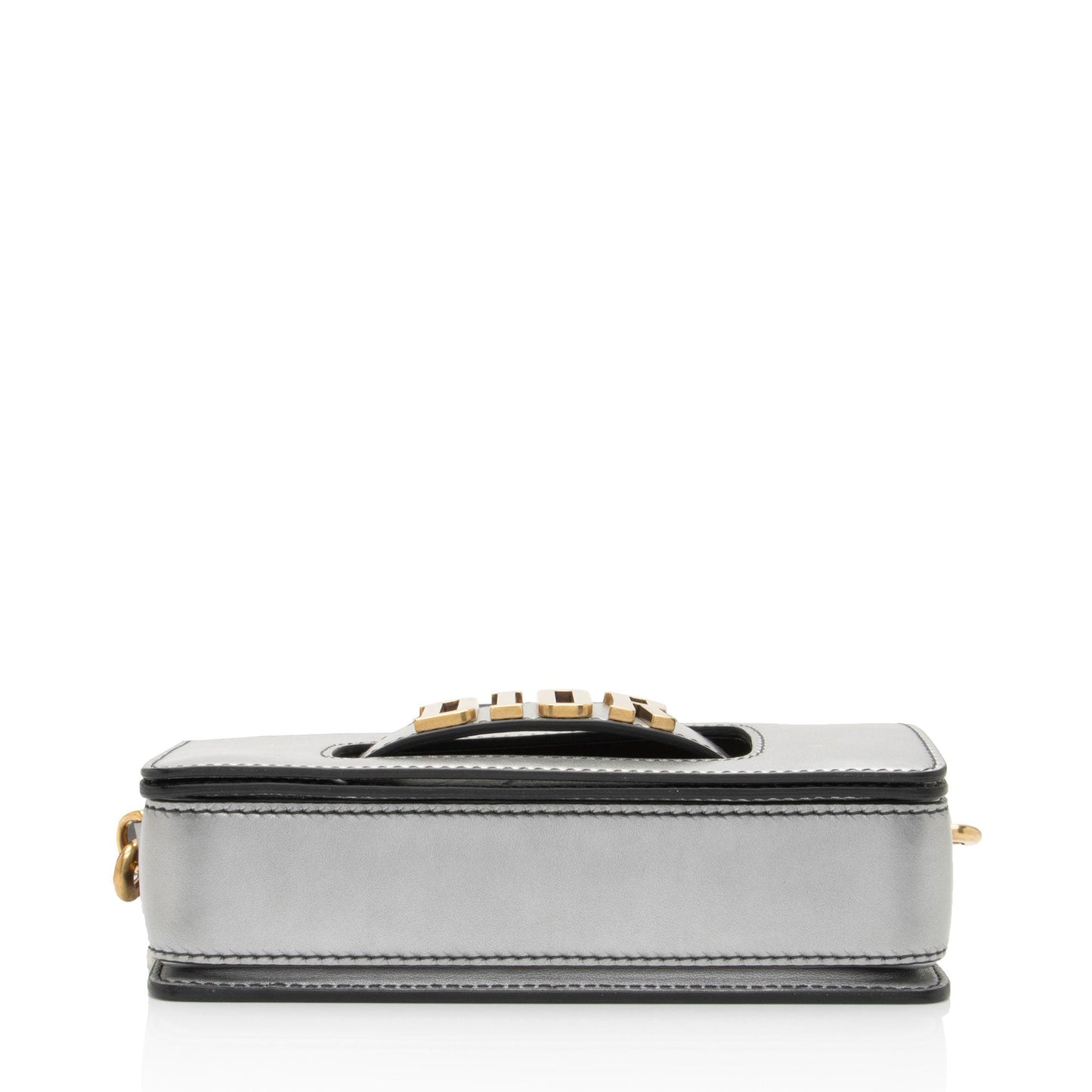Dior Metallic Grained Calfskin Dio(R)evolution Flap Bag (SHF-d0R0IT)
