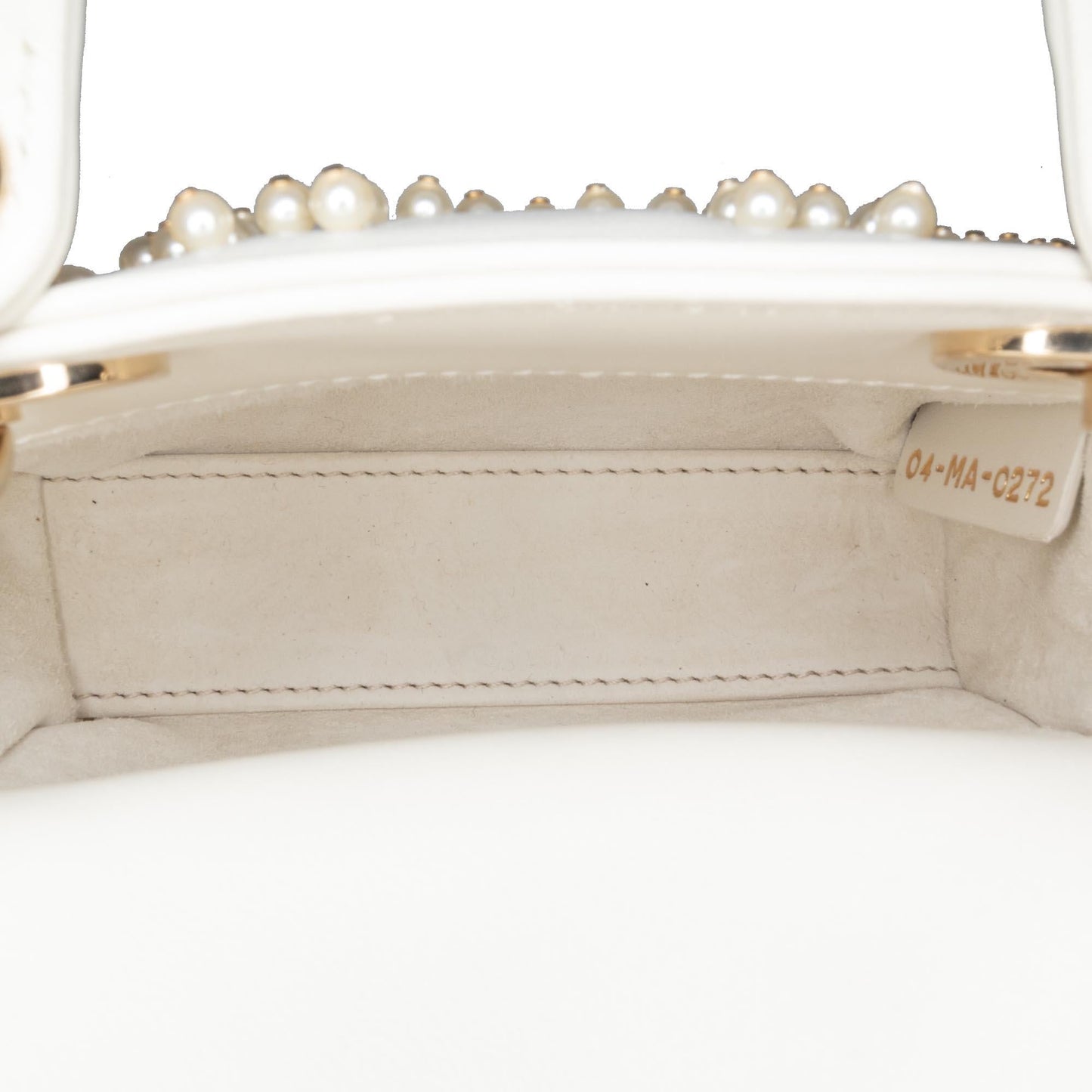 Dior Micro Lambskin Cannage Pearl Lady Dior (SHG-Y2mIaH)