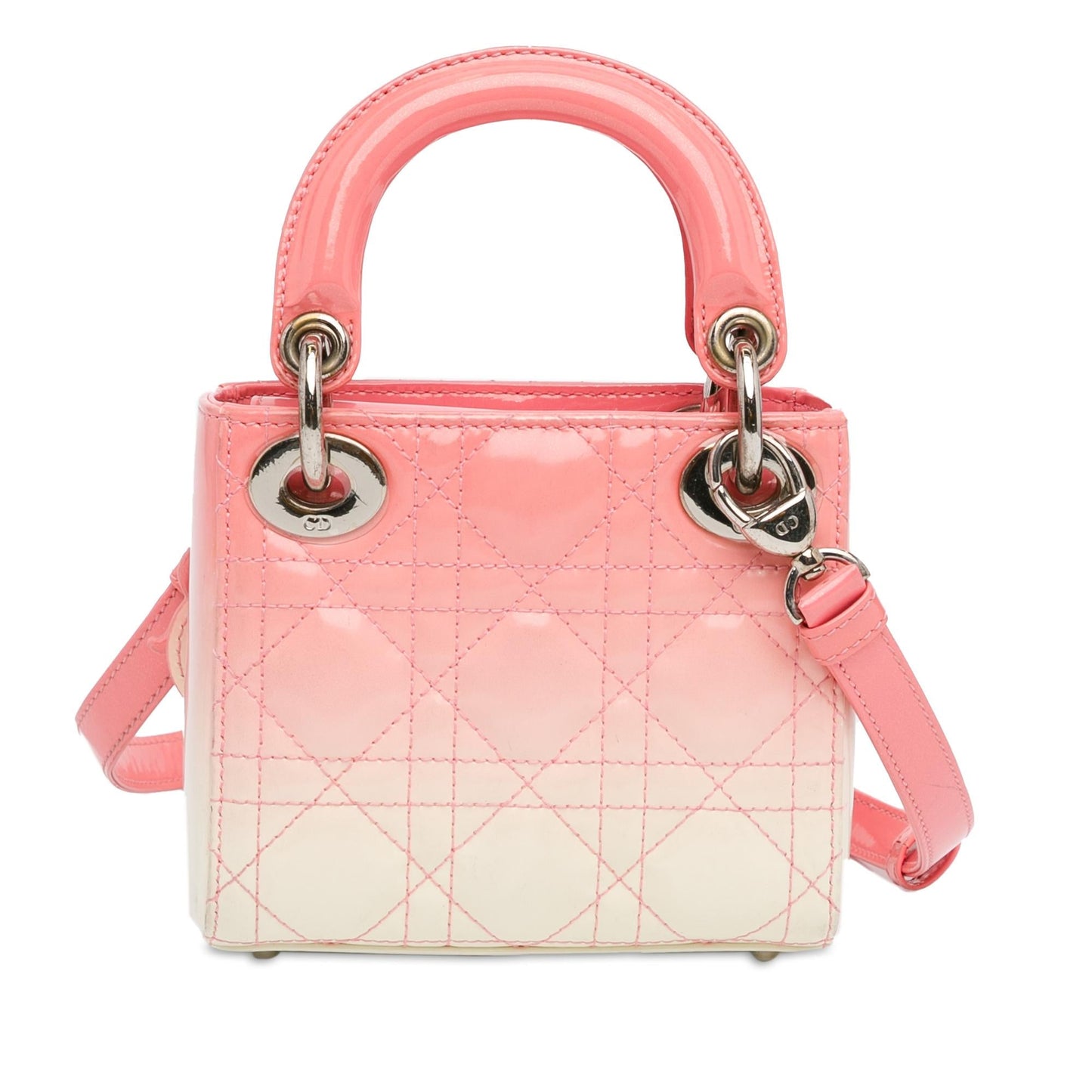 Dior Micro Ombre Patent Cannage Lady Dior (SHG-9xIs5t)
