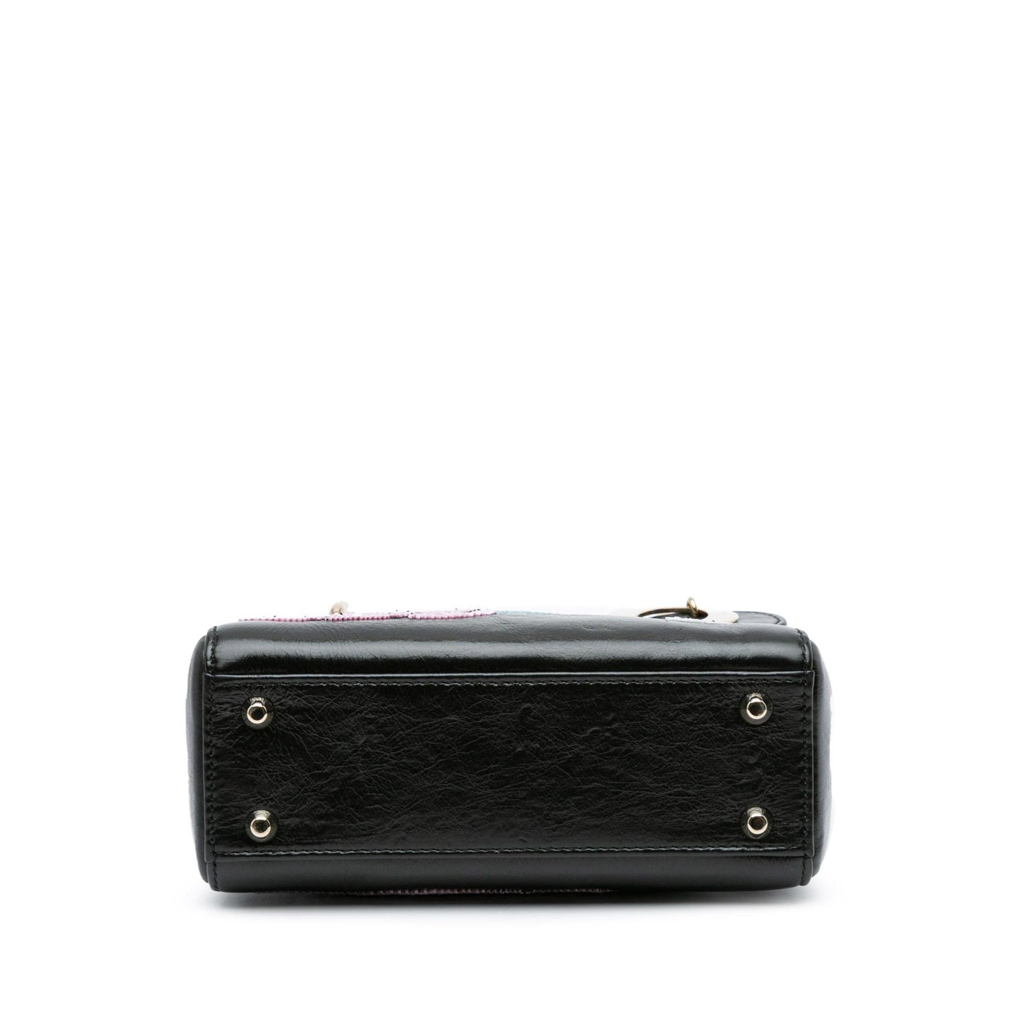 Dior Mini Beaded Calfskin Lady Dior (SHG-ylmaD1)
