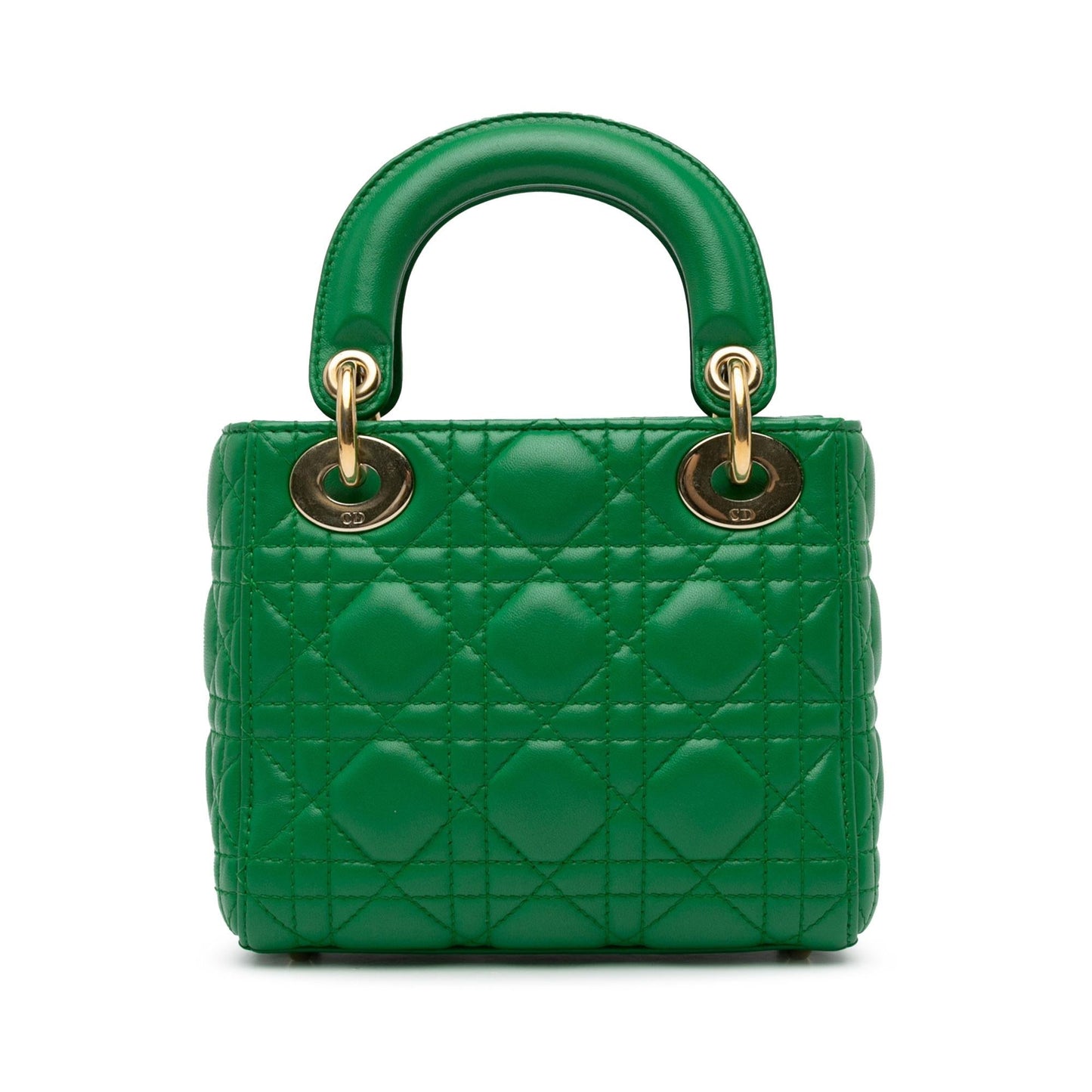 Dior Mini Lambskin Cannage Lady Dior (SHG-Lllqu0)
