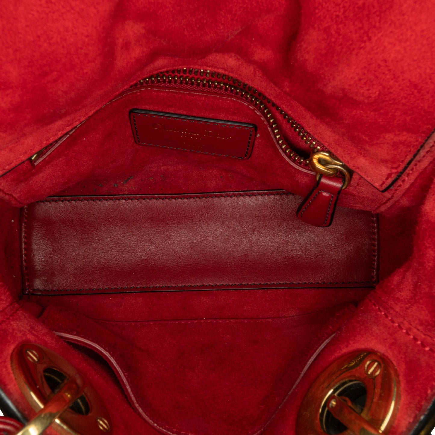Dior Mini Lambskin Cannage Studded Supple Lady Dior (SHG-eybgJi)