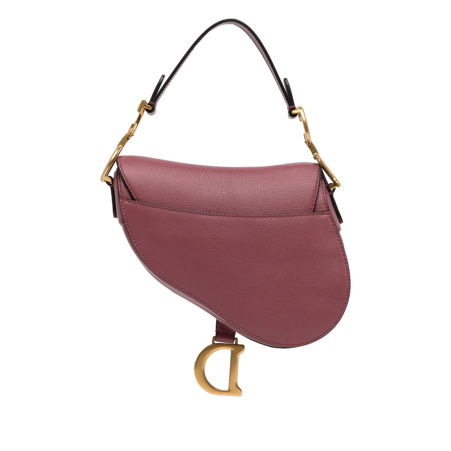 Dior Mini Leather Saddle Bag (SHG-F74MwD)
