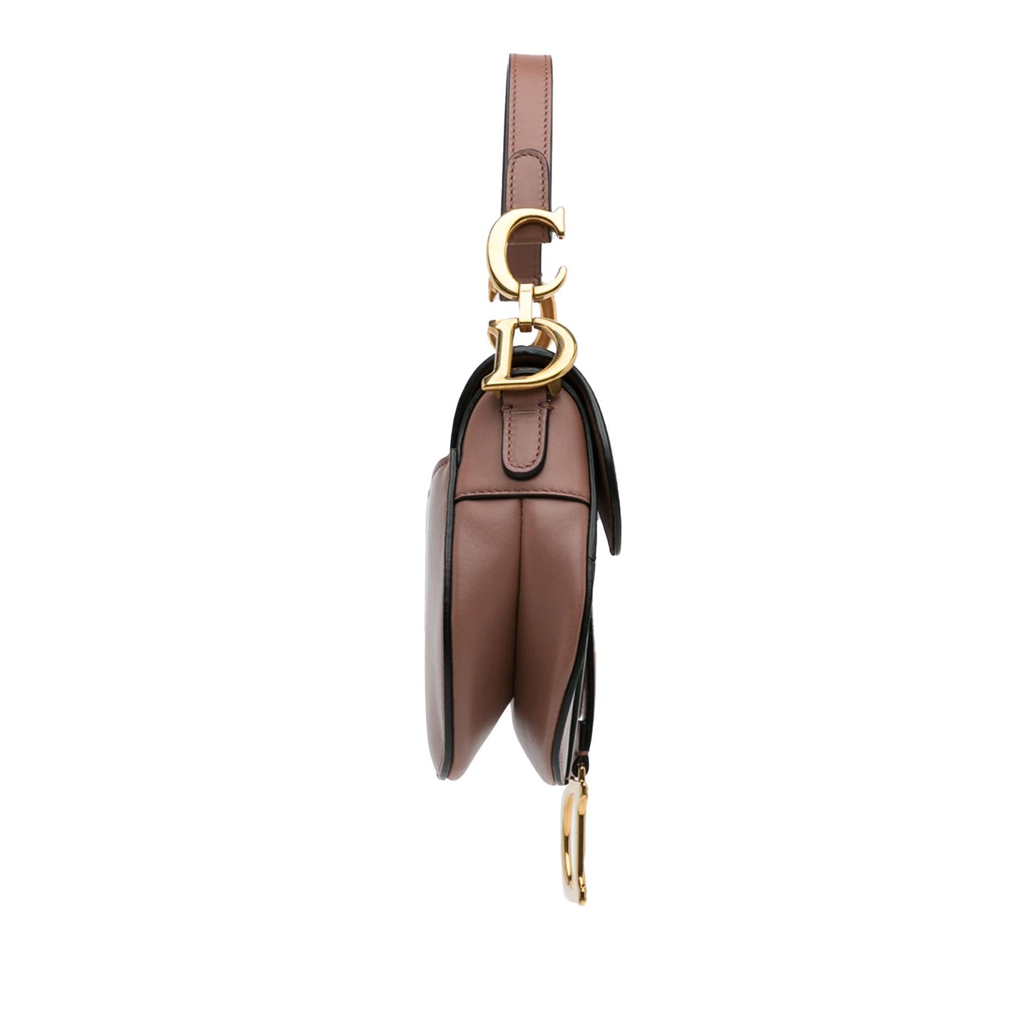 Dior Mini Leather Saddle Bag (SHG-yOAanD)