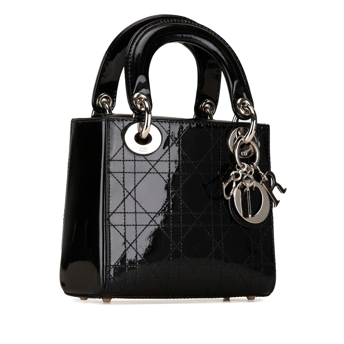 Dior Mini Patent Cannage Lady Dior (SHG-Sgdj8c)