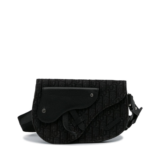 Dior Oblique Canvas Saddle Messenger Bag (SHG-of9ptW)