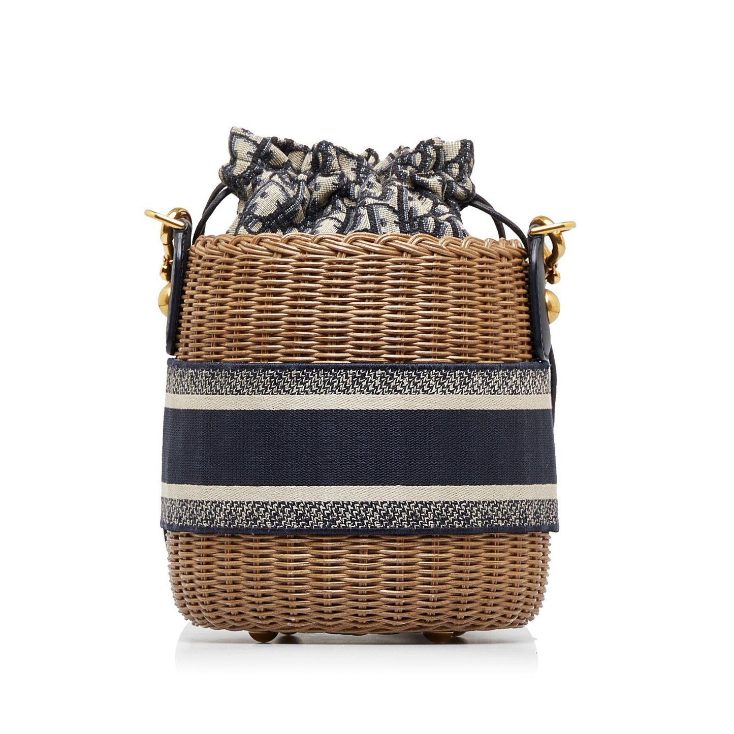 Dior Oblique Wicker Bucket Bag (SHG-92n6B8)