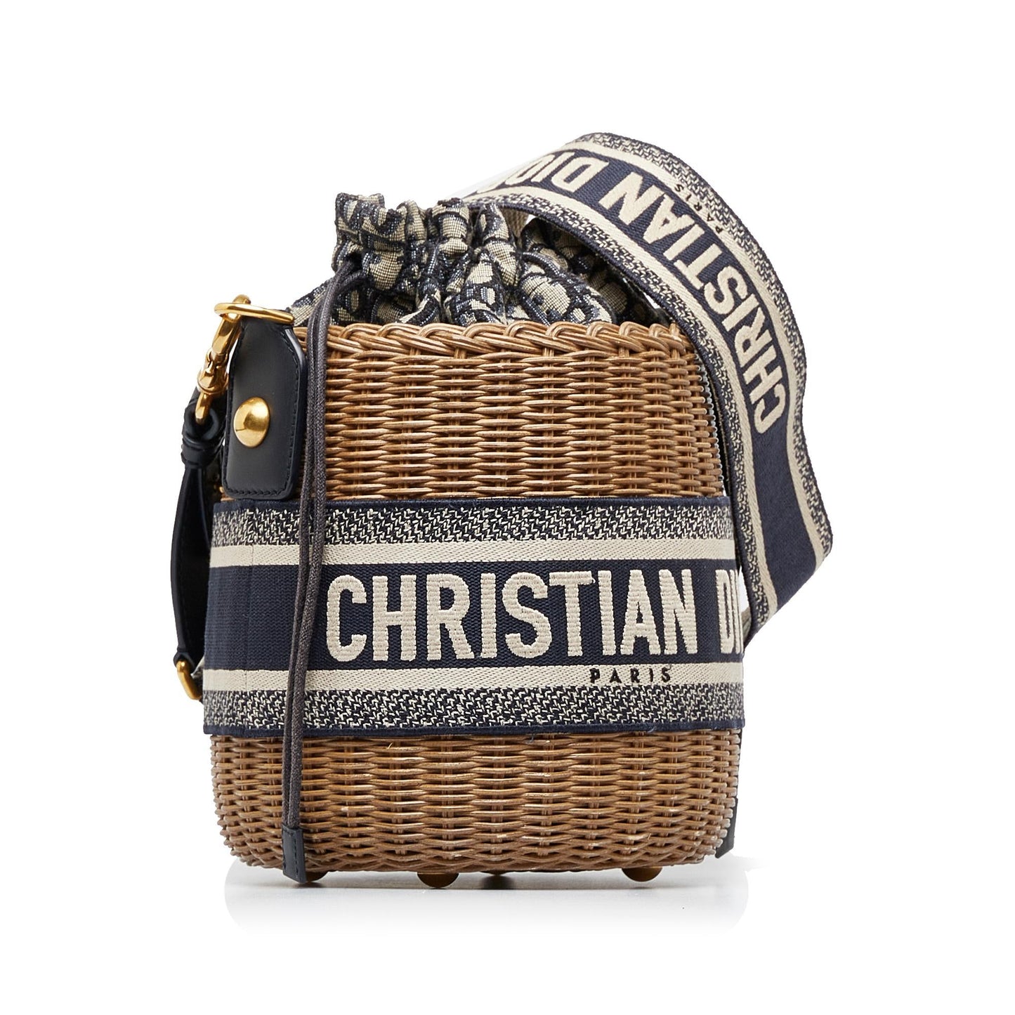 Dior Oblique Wicker Bucket Bag (SHG-92n6B8)