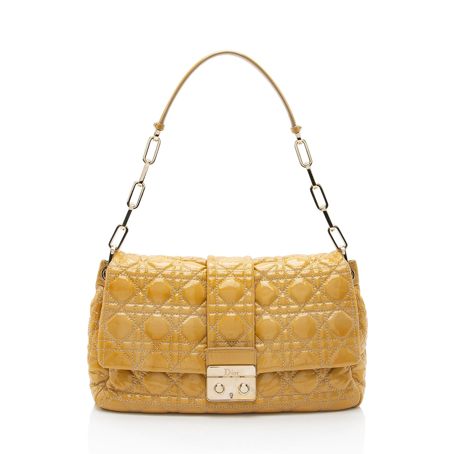 Dior Patent Leather New Lock Flap Bag - FINAL SALE (SHF-feTpMG)
