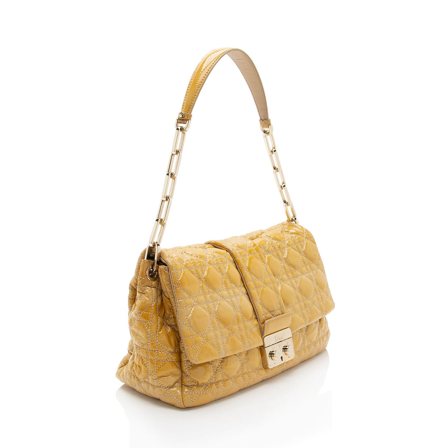 Dior Patent Leather New Lock Flap Bag - FINAL SALE (SHF-feTpMG)