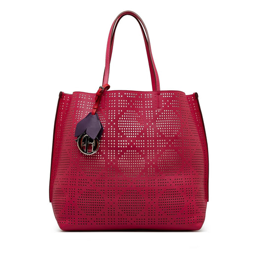 Dior Perforated Cannage Dioriva Tote (SHG-u7MifQ)