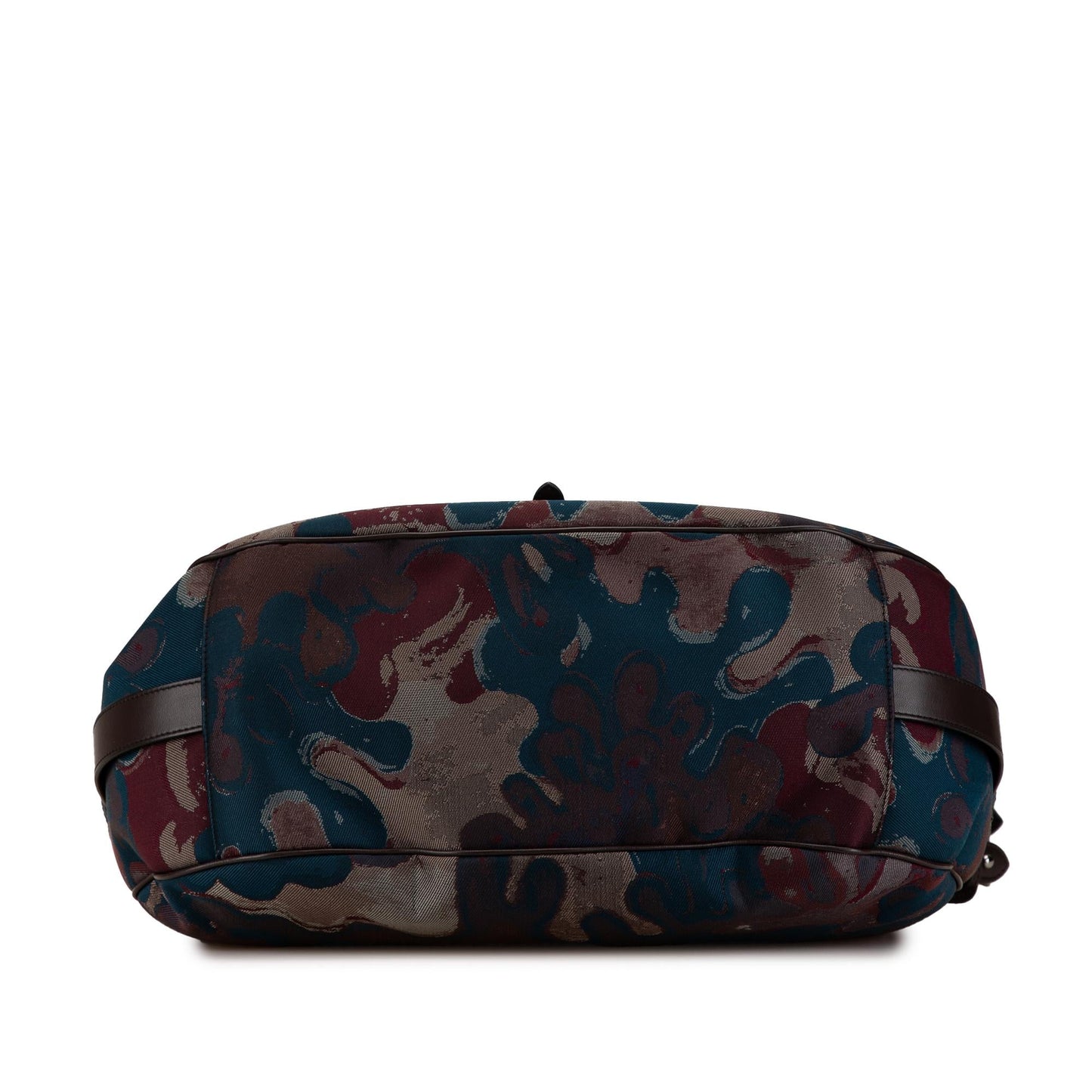 Dior Peter Doig Canvas Camouflage Soft Saddle Bag (SHG-Cn70Uz)