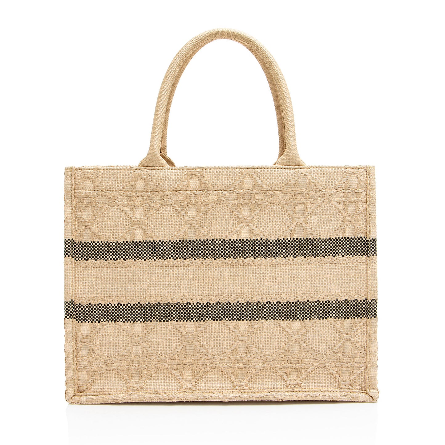Dior Raffia Cannage Medium Book Tote (SHF-vp73d7)