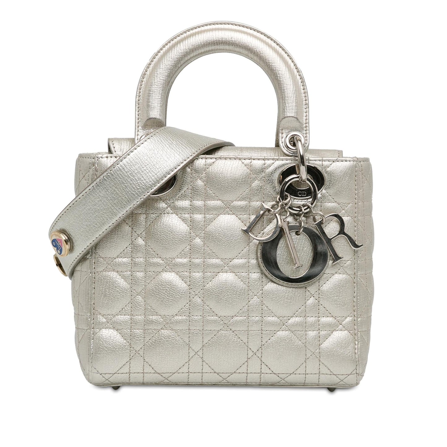 Dior Small Cannage My ABCDior Lady Dior Lucky Badges (SHG-cW1FeR)