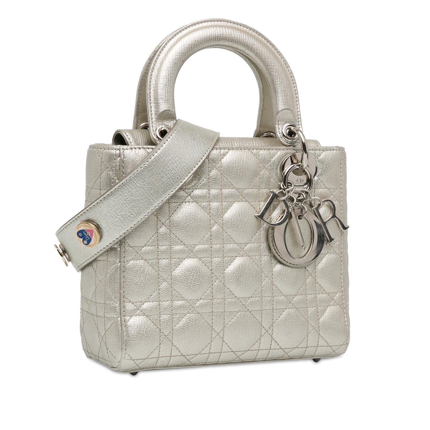 Dior Small Cannage My ABCDior Lady Dior Lucky Badges (SHG-cW1FeR)