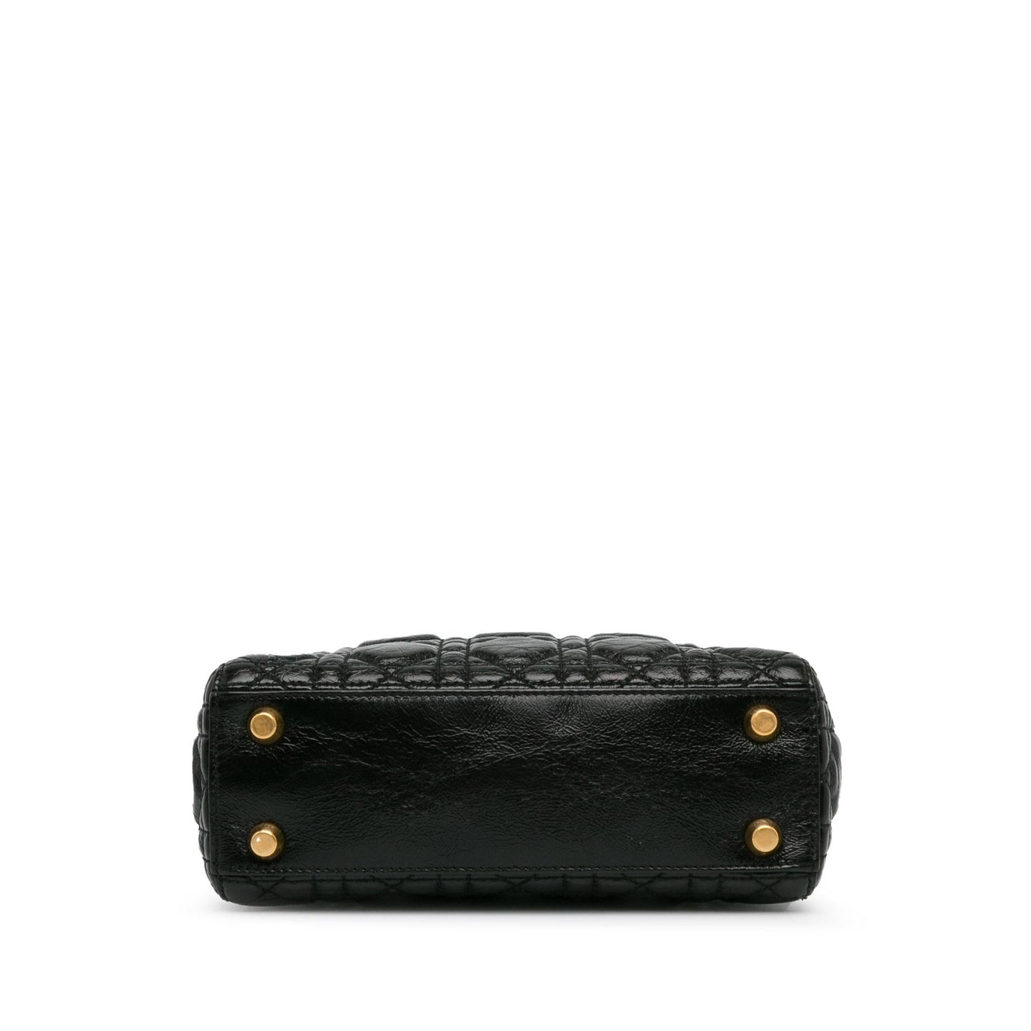 Dior Small Crinkled Patent Cannage Lucky Badges My Lady Dior (SHG-TnrBf0)