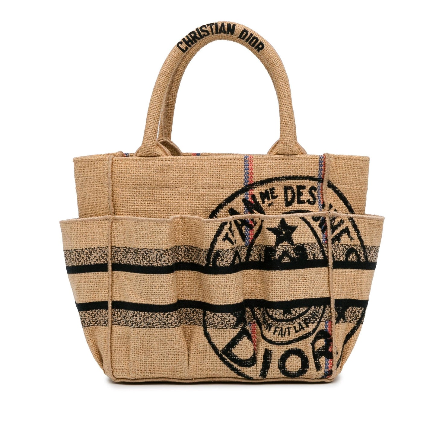 Dior Small Jute Catherine Tote (SHG-VKlbyu)