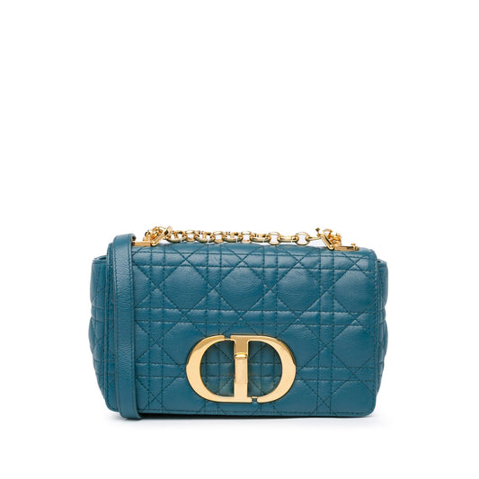 Dior Small Lambskin Cannage Caro Crossbody (SHG-SpEBNe)