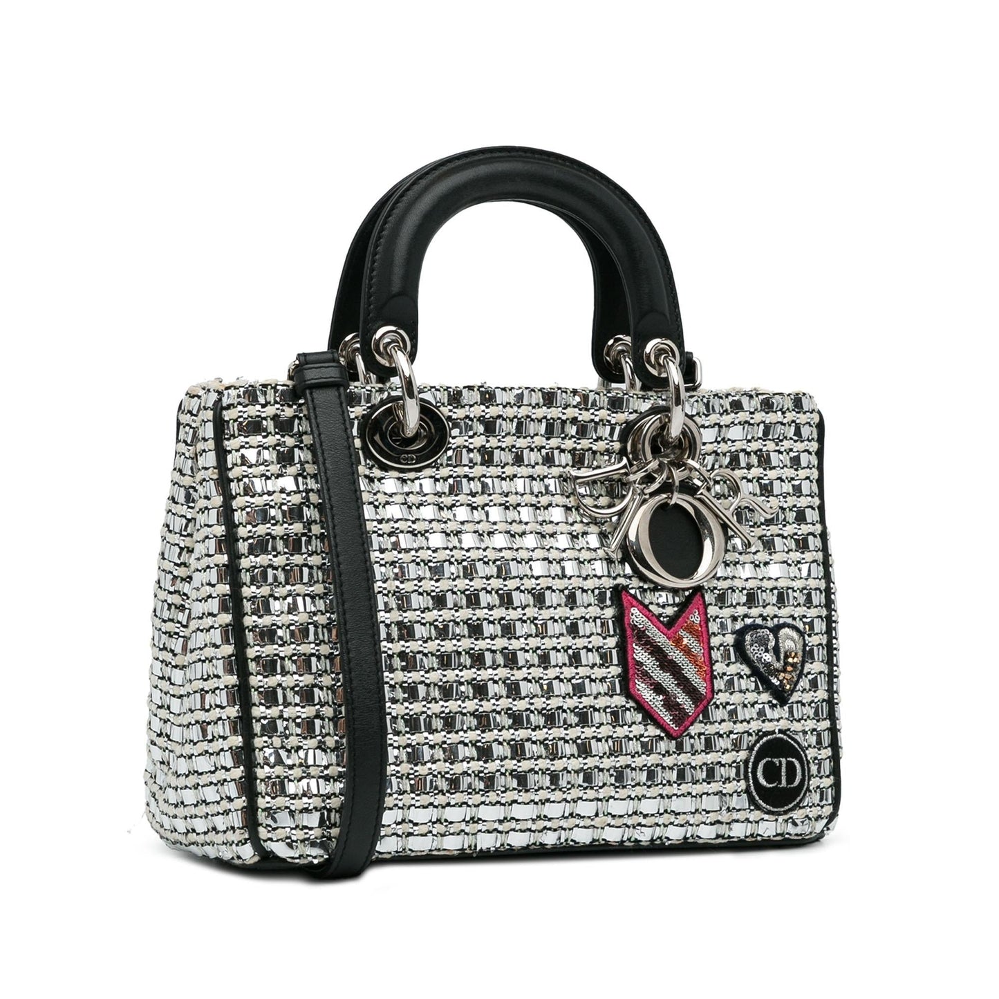Dior Small Tweed Patch Diorissimo Tote (SHG-hUOob0)