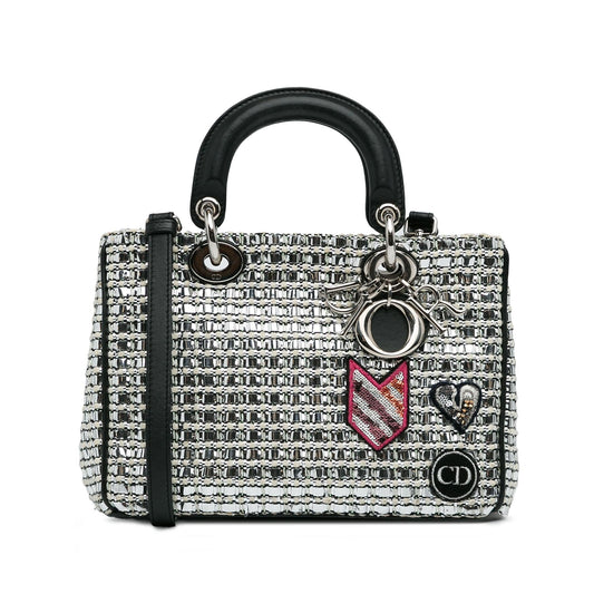 Dior Small Tweed Patch Diorissimo Tote (SHG-hUOob0)