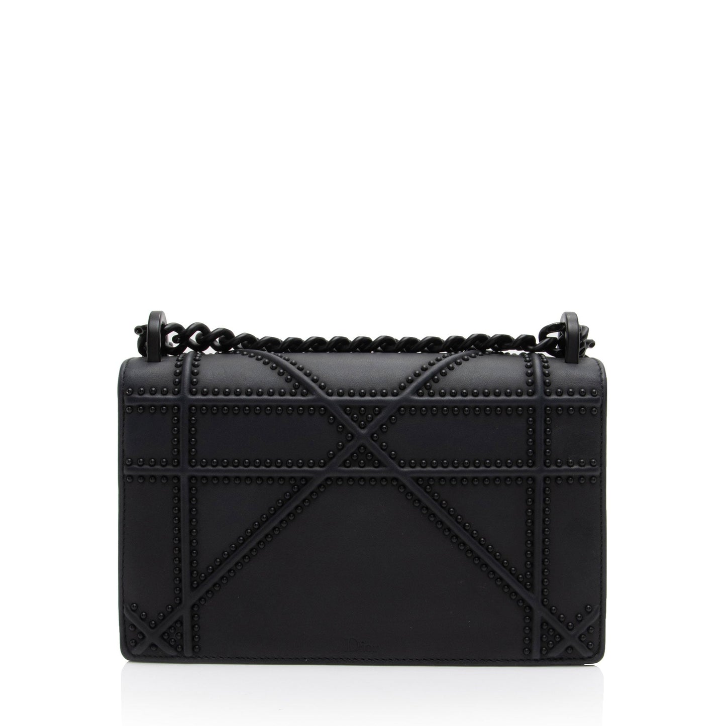 Dior Matte Calfskin Studded Diorama Small Shoulder Bag (SHF-oMRVIQ)