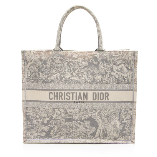 Dior Toile De Jouy Large Book Tote (SHF-dRrBtG)