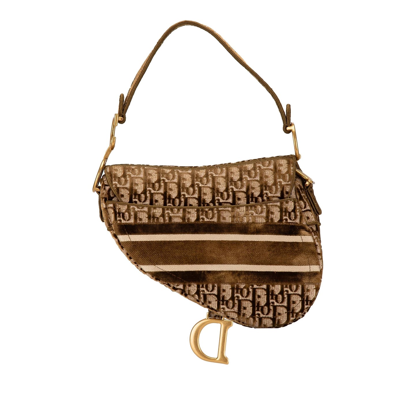 Dior Velvet Oblique Saddle Bag (SHG-9wMMOO)