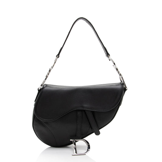 Dior Vintage Leather Saddle Bag (SHF-JDFMWH)