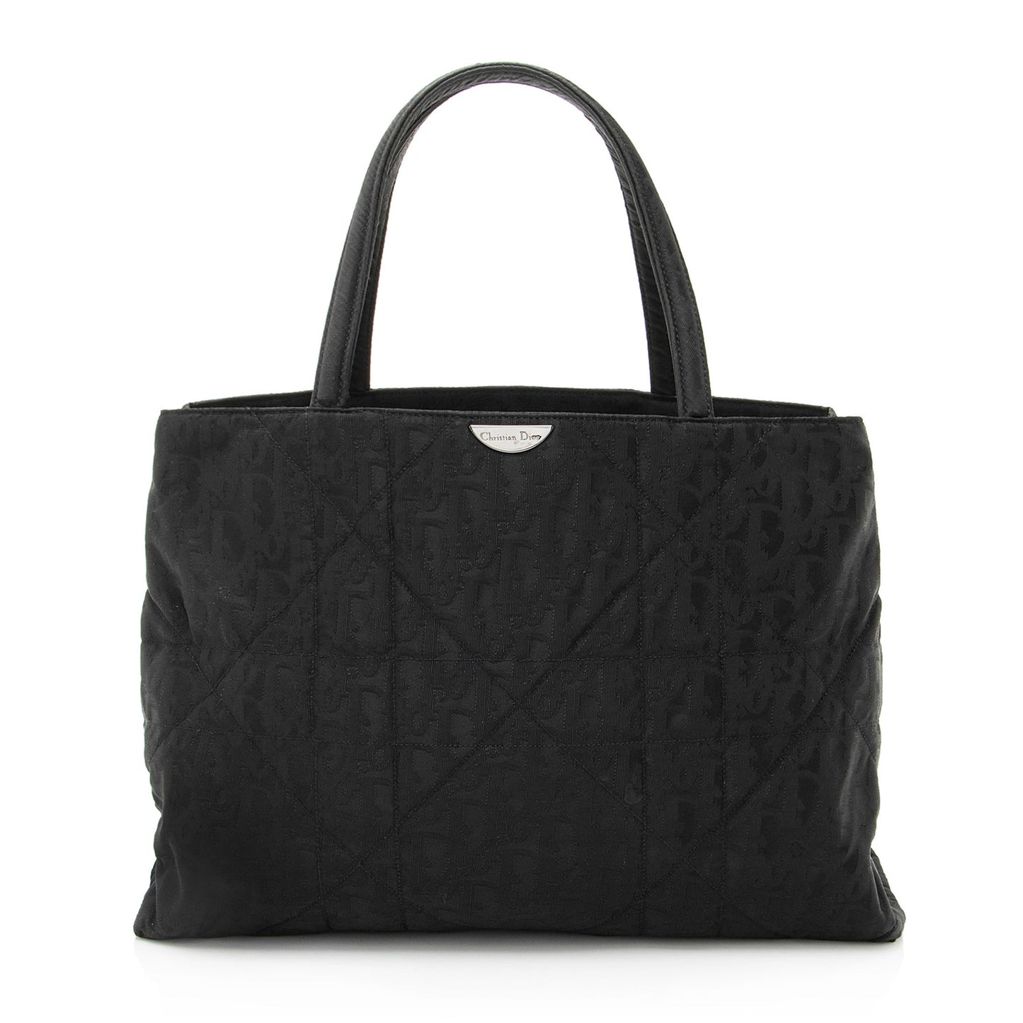 Dior Vintage Nylon Cannage Tote (SHF-o2ck8h)