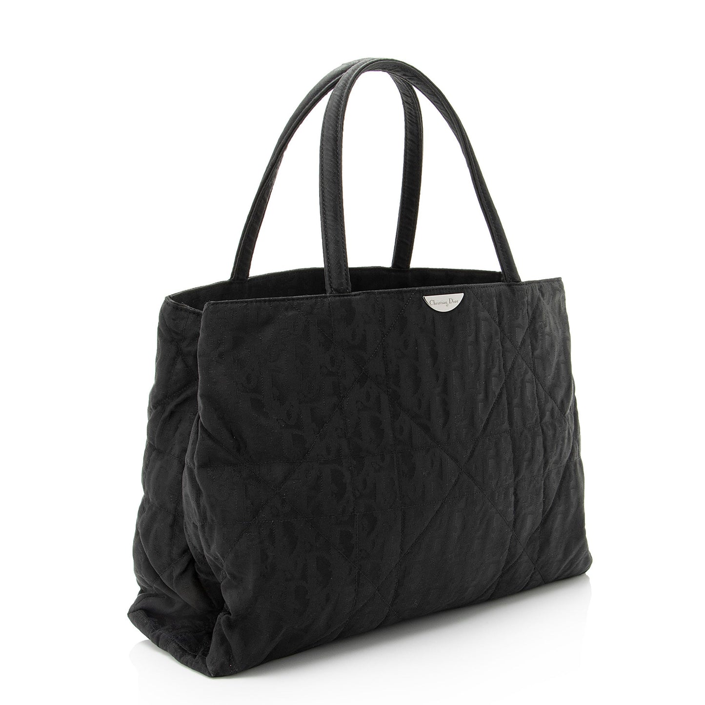 Dior Vintage Nylon Cannage Tote (SHF-o2ck8h)