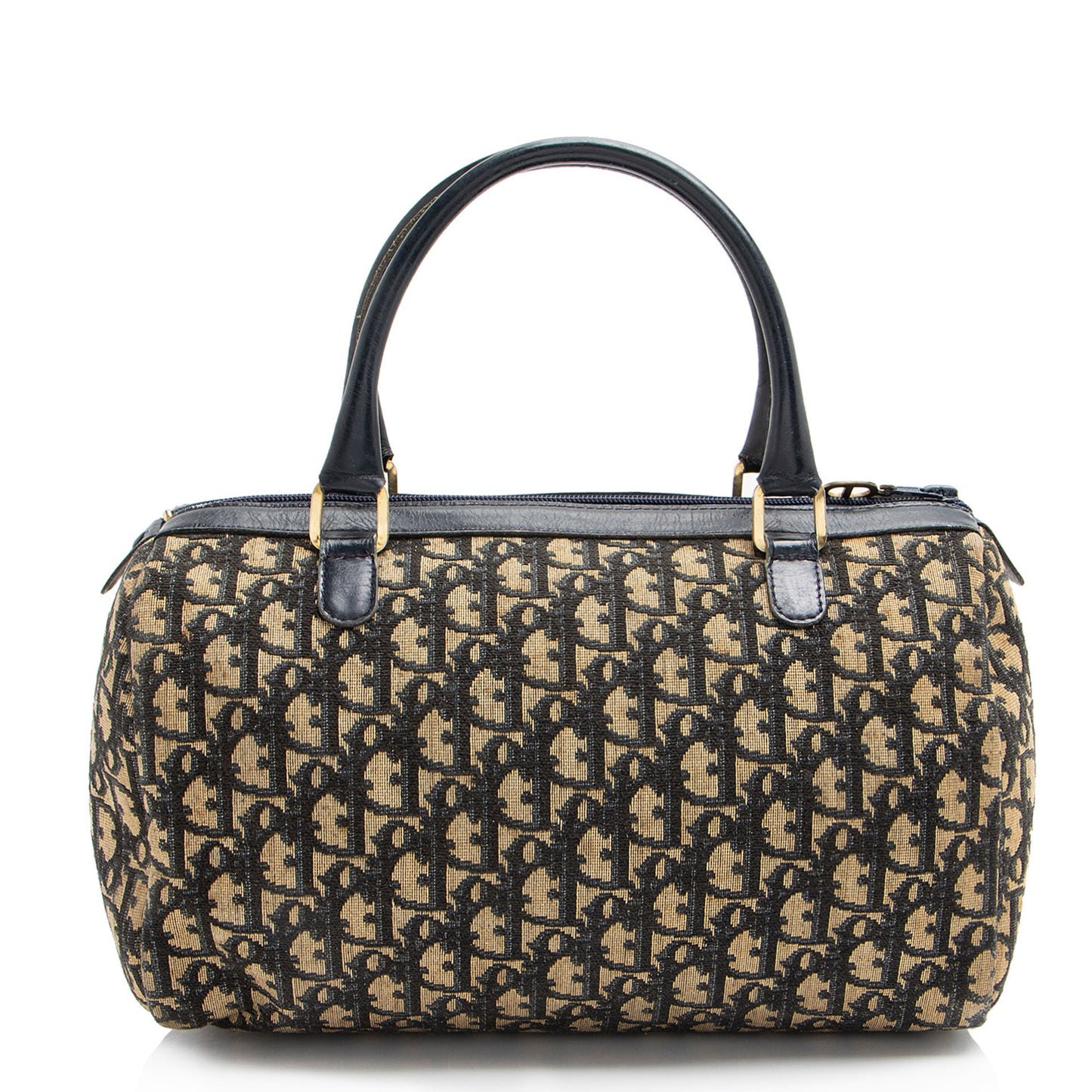 Dior Vintage Oblique Boston Bag - FINAL SALE (SHF-FFwcwW)