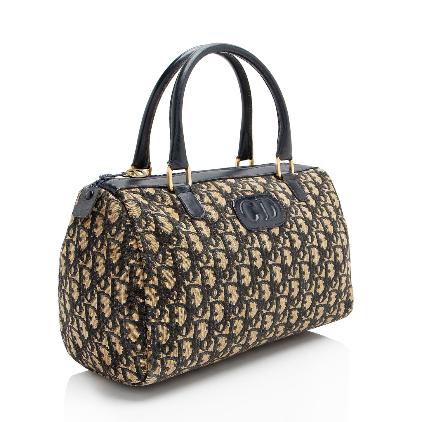 Dior Vintage Oblique Boston Bag - FINAL SALE (SHF-FFwcwW)