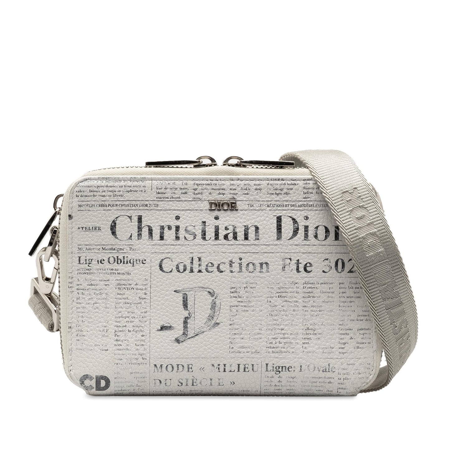 Dior x Daniel Arsham Newspaper Print Crossbody (SHG-LdIWS8)