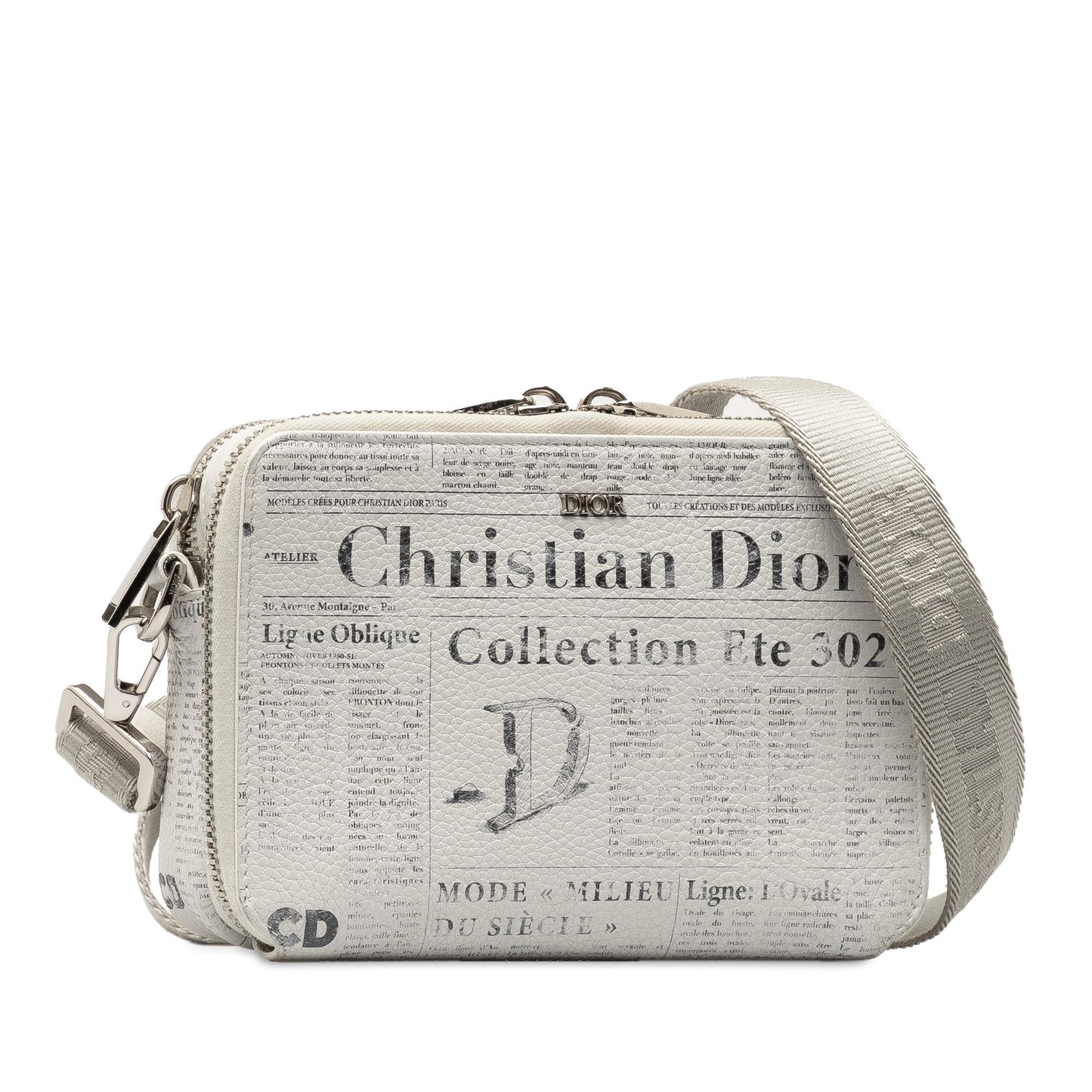 Dior x Daniel Arsham Newspaper Print Crossbody (SHG-LdIWS8)