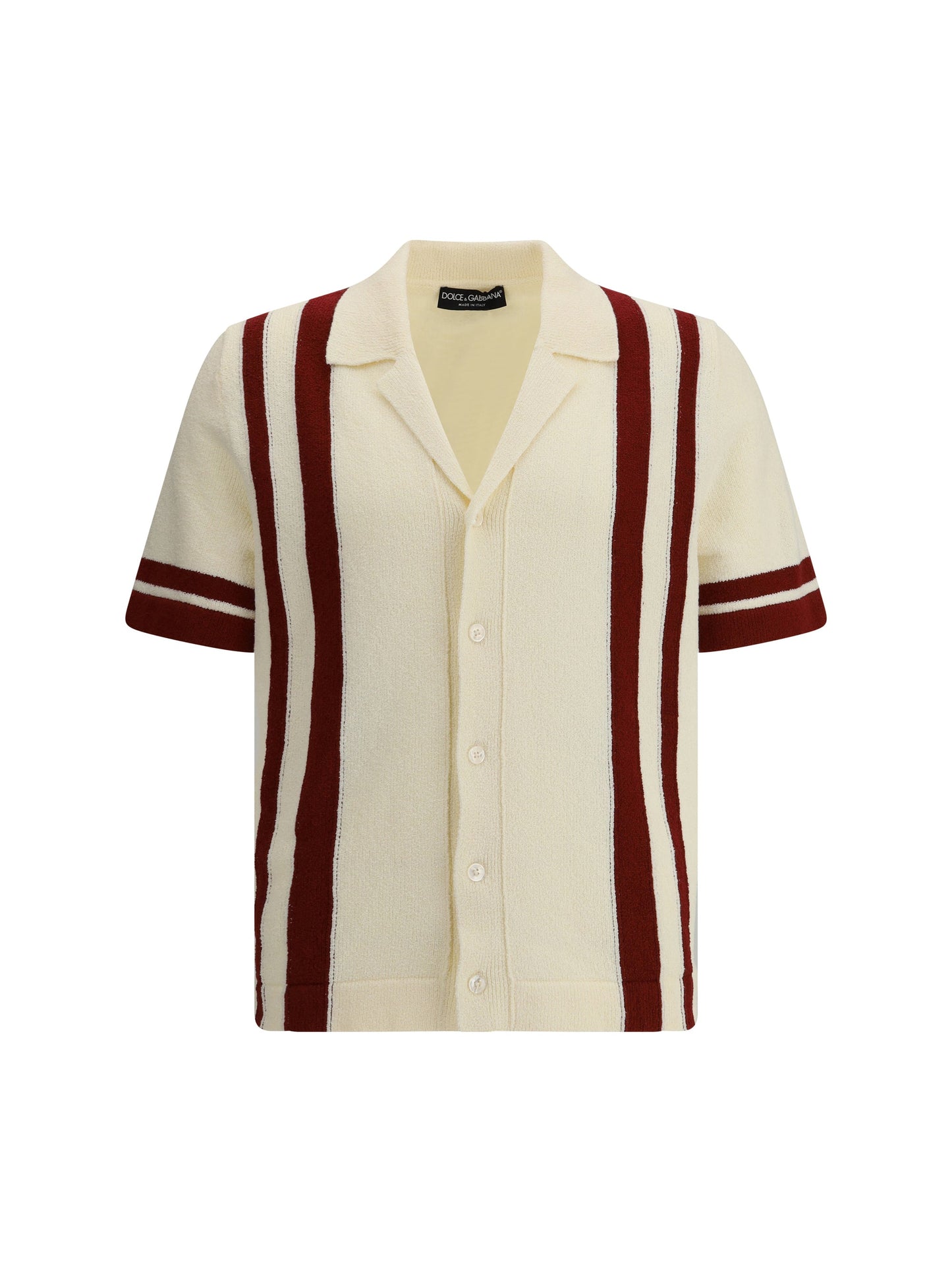 Dolce & Gabbana Men Knitted Bowling Shirt